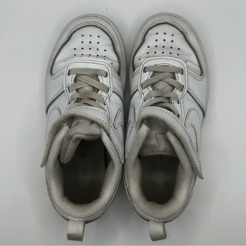 Nike | White Kids' Court Borough Low Top Sneaker Baby/Toddler | size 11.5